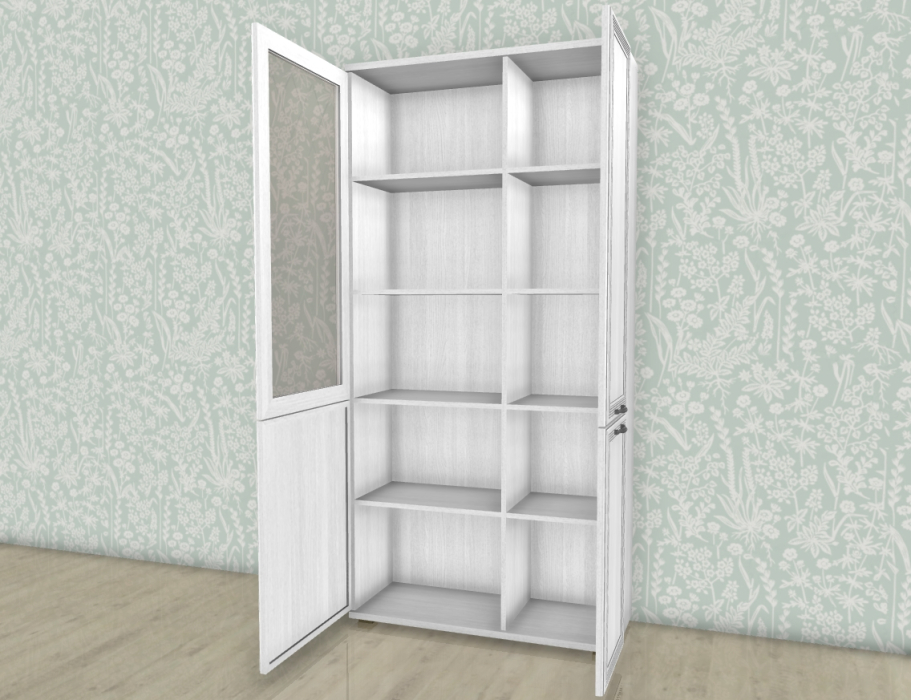 Шкафы двухстворчатые, Модульная система Карина Шкаф ШК-1071