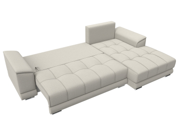 Диван угловой НордСтар правый угол, рогожка Амур