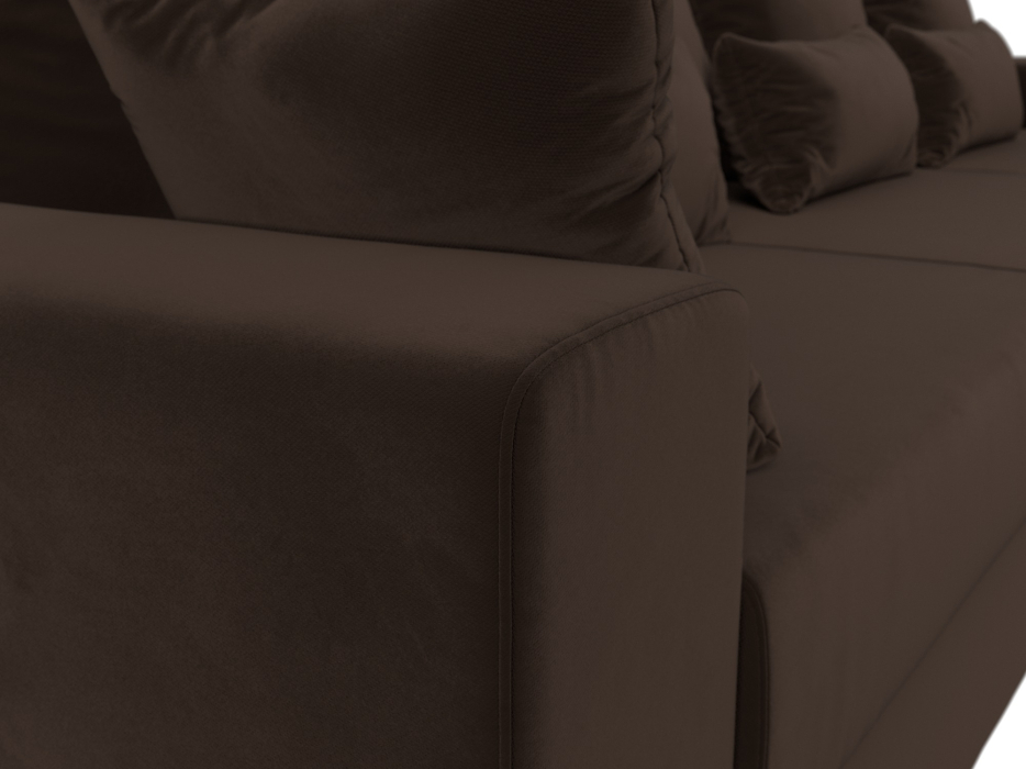 Офисные диваны, Диван прямой Майами Long, микровельвет