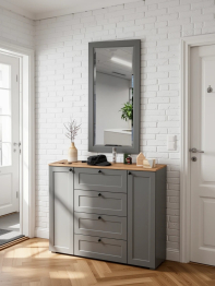 Большой комод с зеркалом Остин