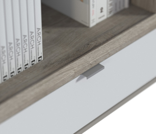 Комод NAGOS СБ-3033 Белый Бриллиант,Дуб Риббек/Белый Бриллиант