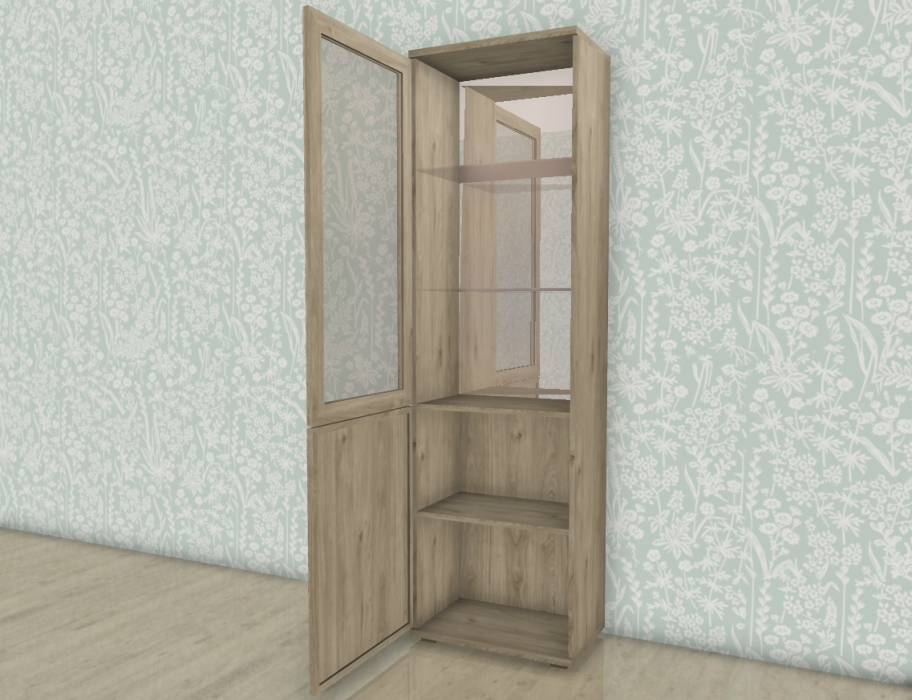 Шкафы одностворчатые, Модульная система Карина Шкаф ШК-1074