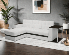 Диваны угловые в гостиную, Диван угловой Атланта (Экокожа)