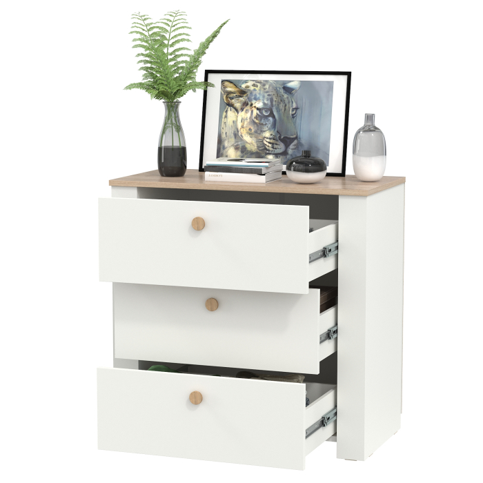 Комоды, Комод три ящика Джастин 16.228.03