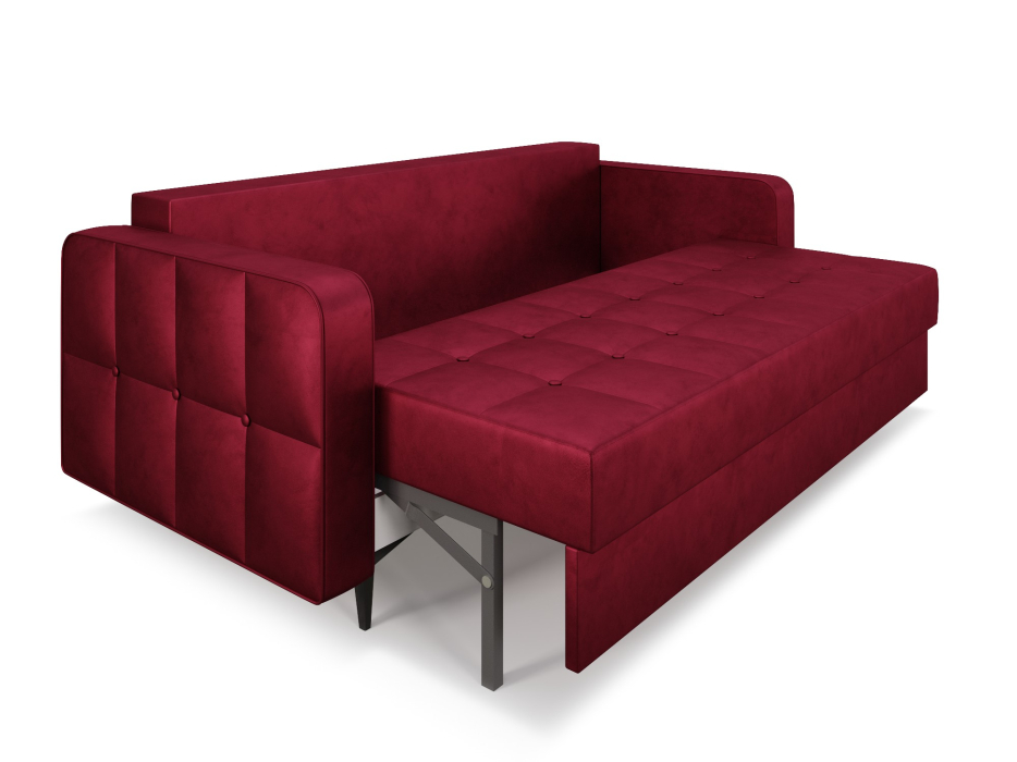 Диваны с ящиком для белья, Диван прямой тик-так Снеп (Бархат)