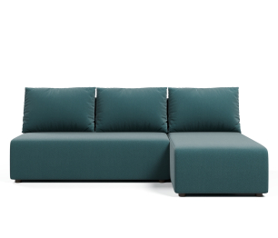 Угловой диван-кровать Каир (Комо, Крит), велюр