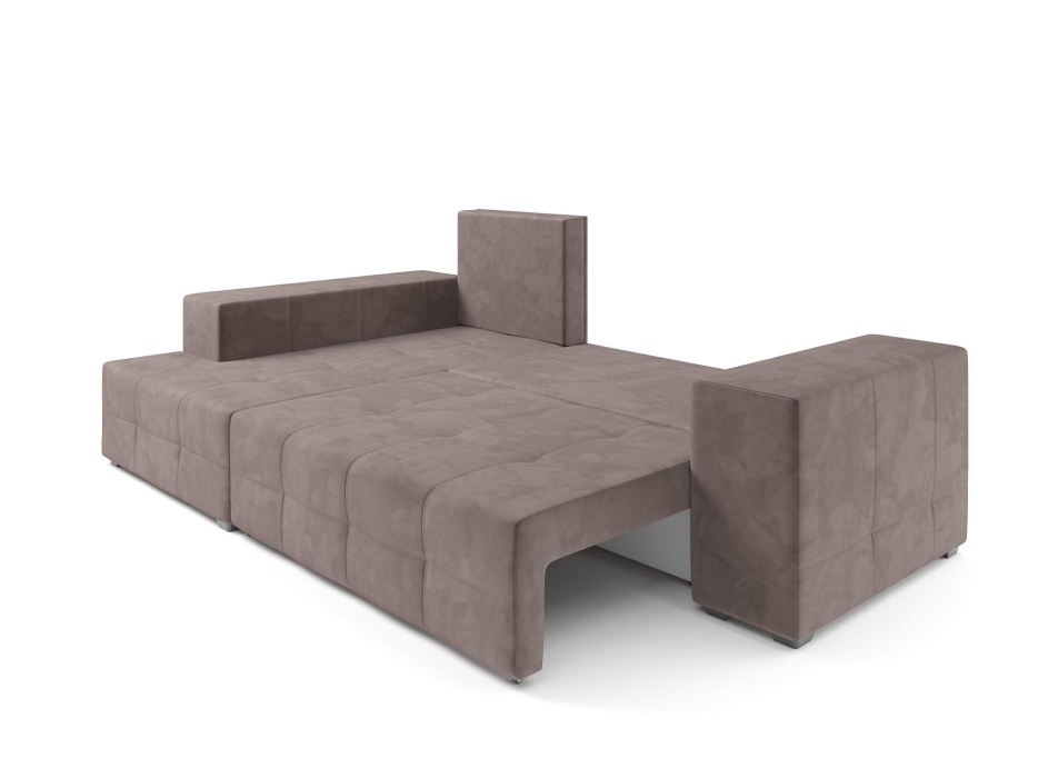 Диваны угловые в гостиную, Диван угловой Монреаль Левый угол (Велюр)