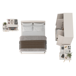 Набор мебели для спальни Афина с кроватью 1600