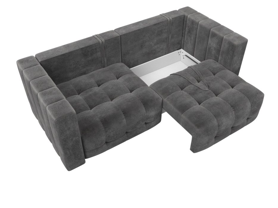 Дизайнерские диваны для гостиной, Диван прямой Лига-052 НПБ, велюр TOWER