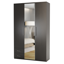 Шкаф трехдверный с зеркалом Комфорт МКЯ-32/1 150х45