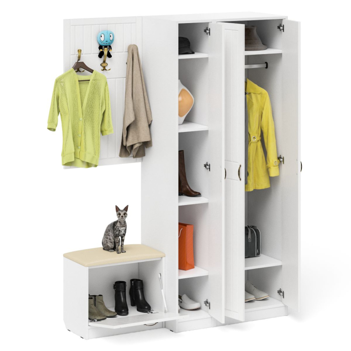 Прихожие, Мебель в прихожую П-6-500 № 47 фрезеровка прованс