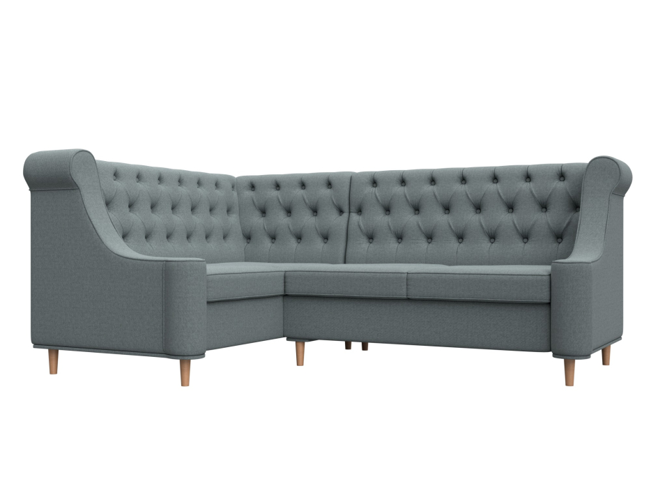 Диваны угловые кухонные, Диван кухонный угловой Бронкс левый угол, рогожка Амур