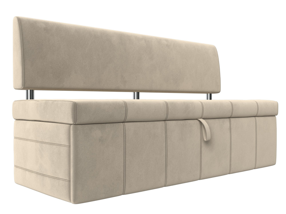 Диваны прямые кухонные, Кухонный прямой диван Стоун, микровельвет