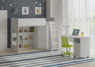 Кровать чердак Легенда 42.2.5 Белое Дерево