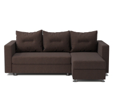 Диваны угловые в гостиную, Угловой диван Ария правый, рогожка