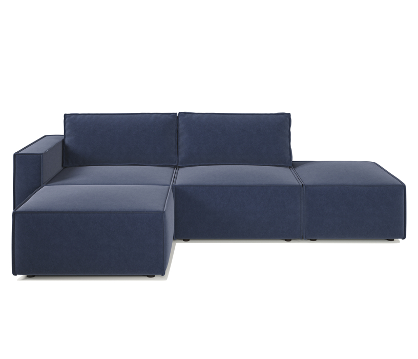 Диваны угловые в гостиную, Диван модульный Шарм 25 211х170х70 см, левый, велюр