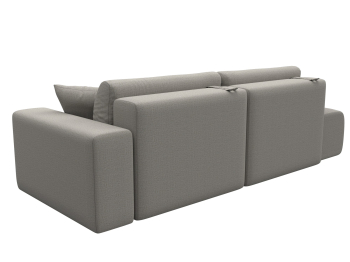 Диван прямой Лига-036 НПБ Модерн подлокотник справа, рогожка Амур