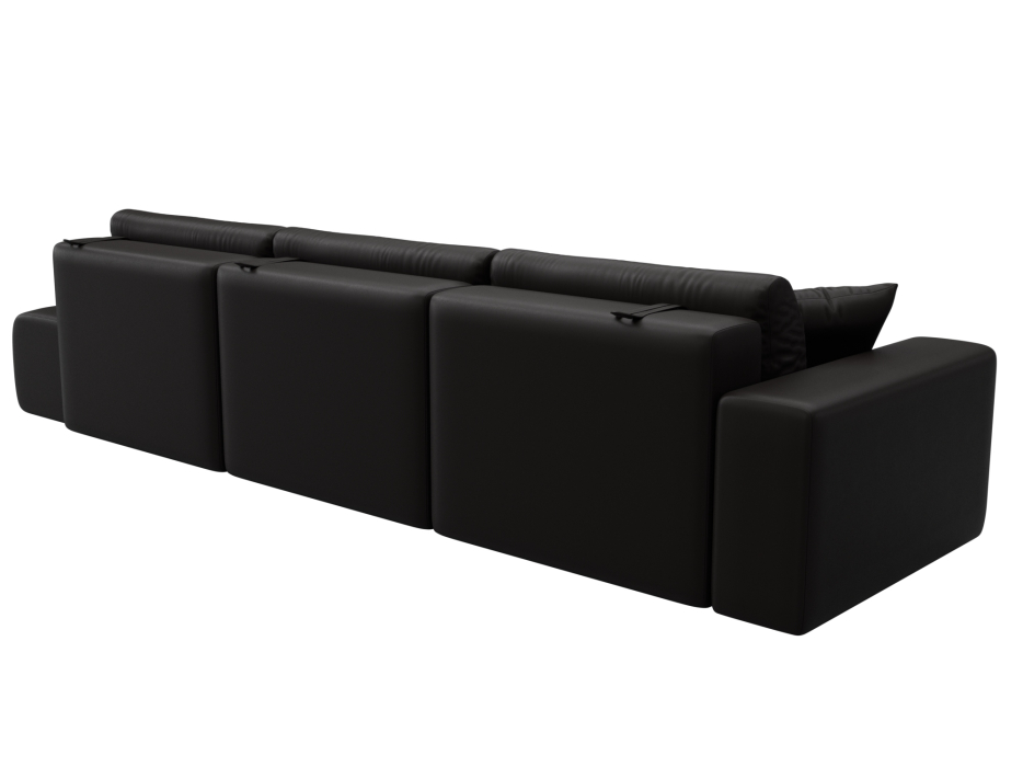 Диваны еврокнижки, Диван прямой Лига-036 НПБ Модерн Лонг подлокотник слева, экокожа GRIFON