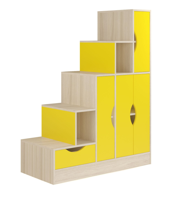 Для подростков, Двухъярусная кровать с диваном Ева