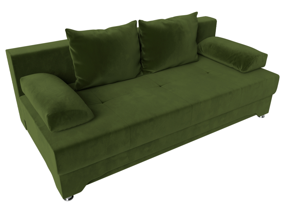 Диваны еврокнижки, Диван прямой Ник-2, микровельвет