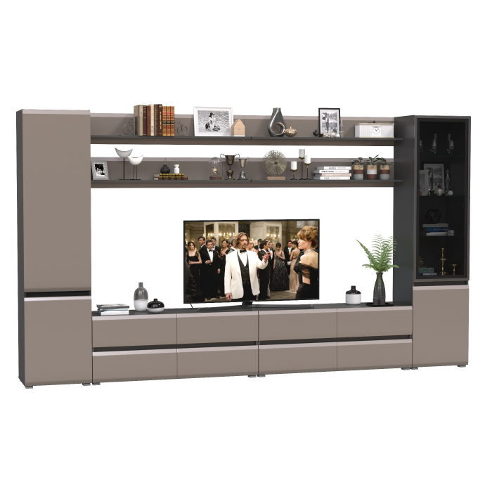 Стенки для гостиной, Сидней мебель в гостиную корпусная № 123