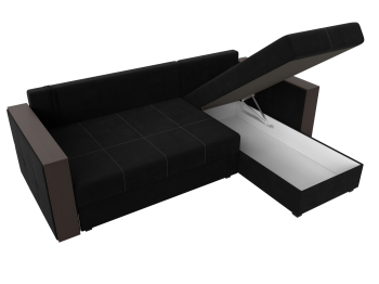 Угловой диван Валенсия Лайт правый угол, микровельвет