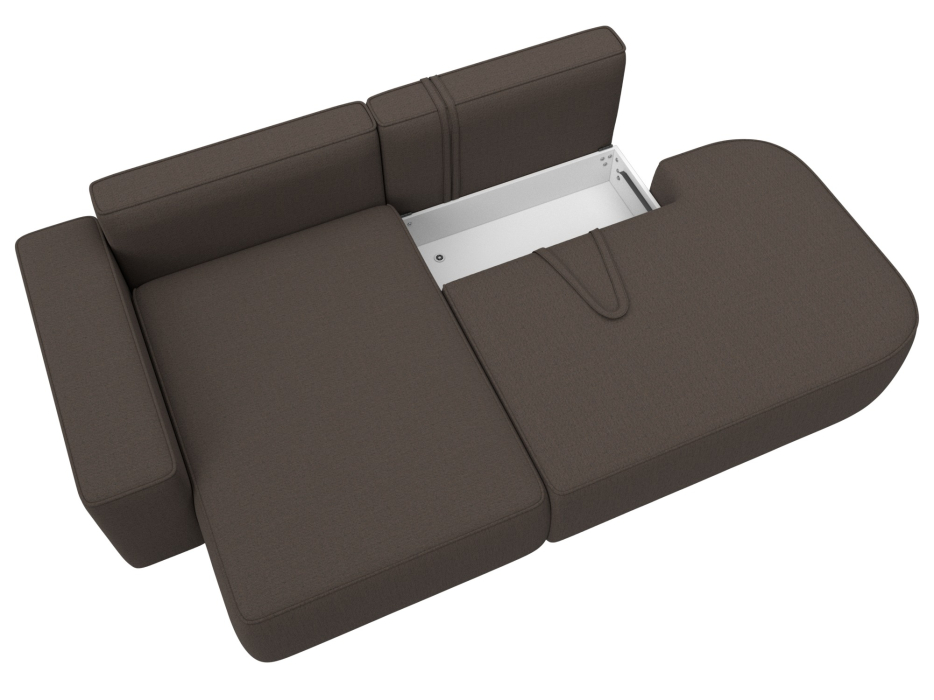 Диваны угловые в гостиную, Диван угловой Лига-065 угол левый, рогожка Амур