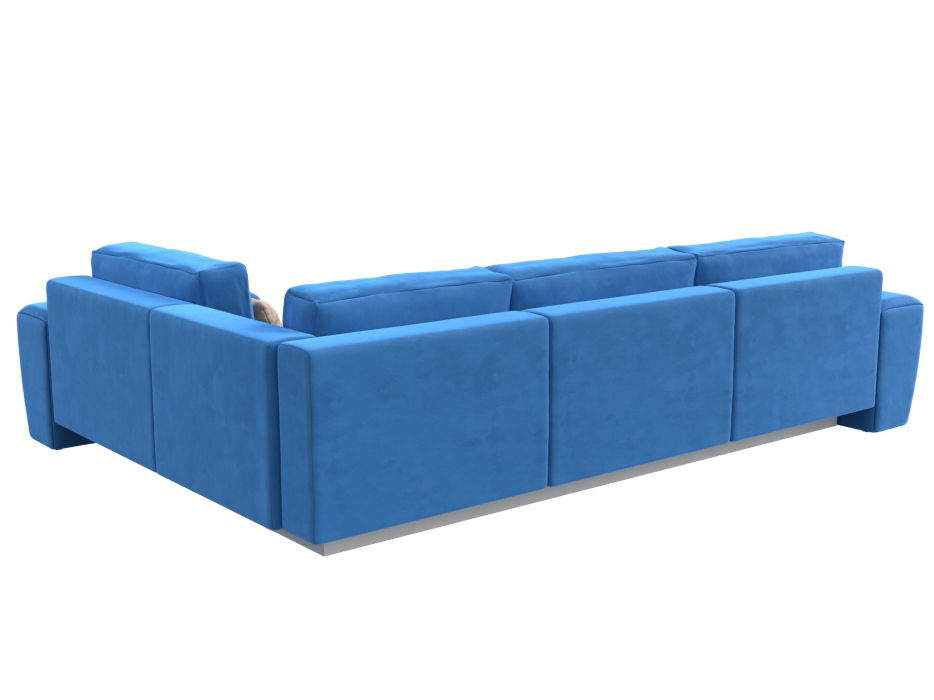 Диваны угловые в гостиную, Диван угловой Лига-008 Long правый, велюр