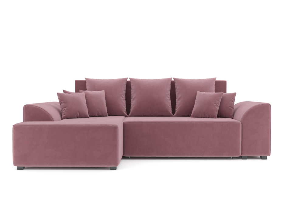 Диваны угловые в гостиную, Диван Каскад Левый угол (Велюр)