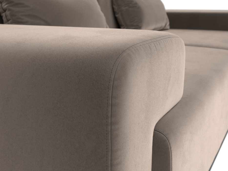 Диваны кровати со спальным местом, Прямой диван Мюнхен, велюр