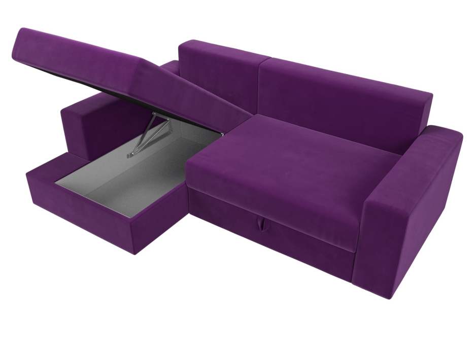 Диваны угловые, Диван угловой Мэдисон НПБ, микровельвет, левый угол