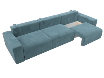 Диван прямой Лига-036 Классик Лонг, велюр