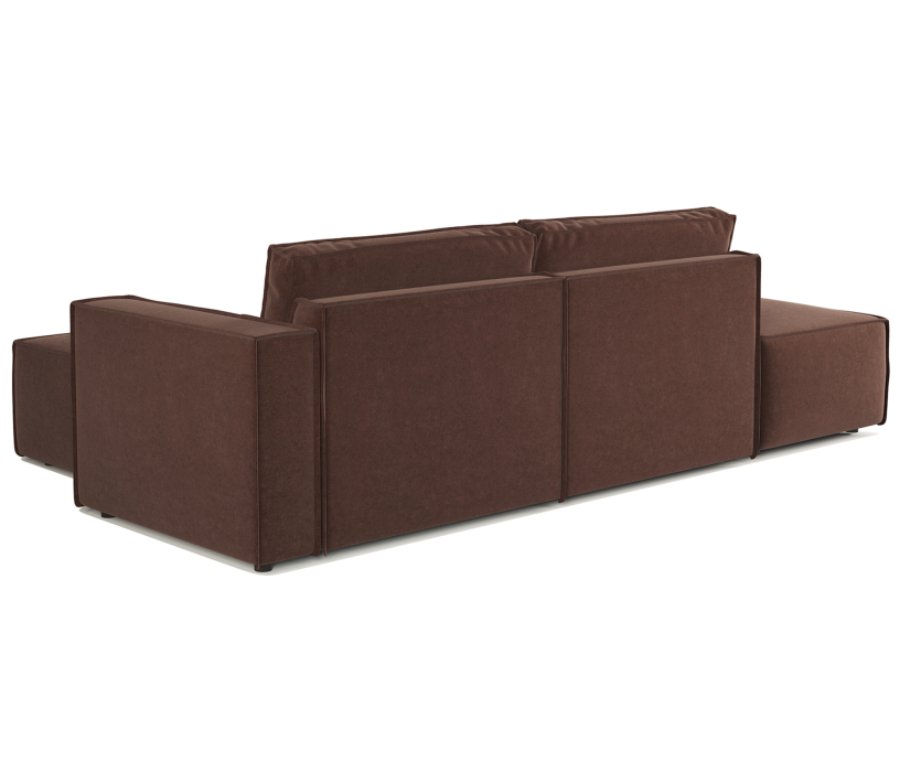 Диваны угловые в гостиную, Диван модульный Шарм 25 211х170х70 см, правый, велюр