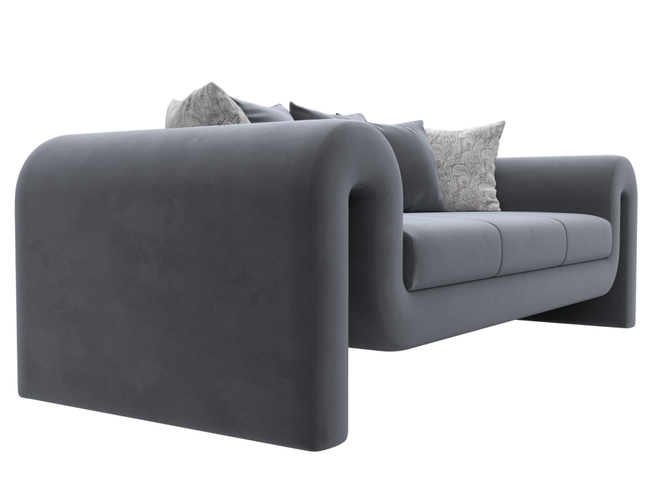 Диваны прямые кухонные, Диван прямой Волна, велюр