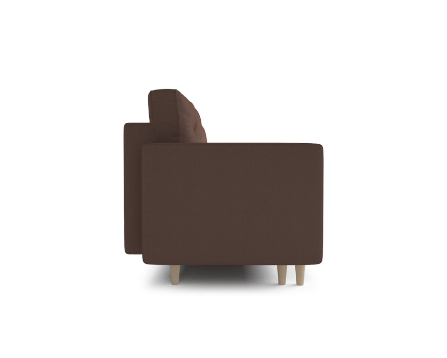 Диваны кровати прямые, Диван прямой тик-так Белфаст (Рогожка)