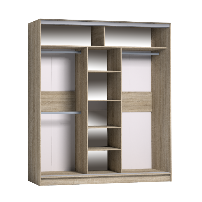 Шкафы-купе, Шкаф-купе 3-дв  Strike 1800 лдсп/лдсп  (в2105*ш1800*г595)