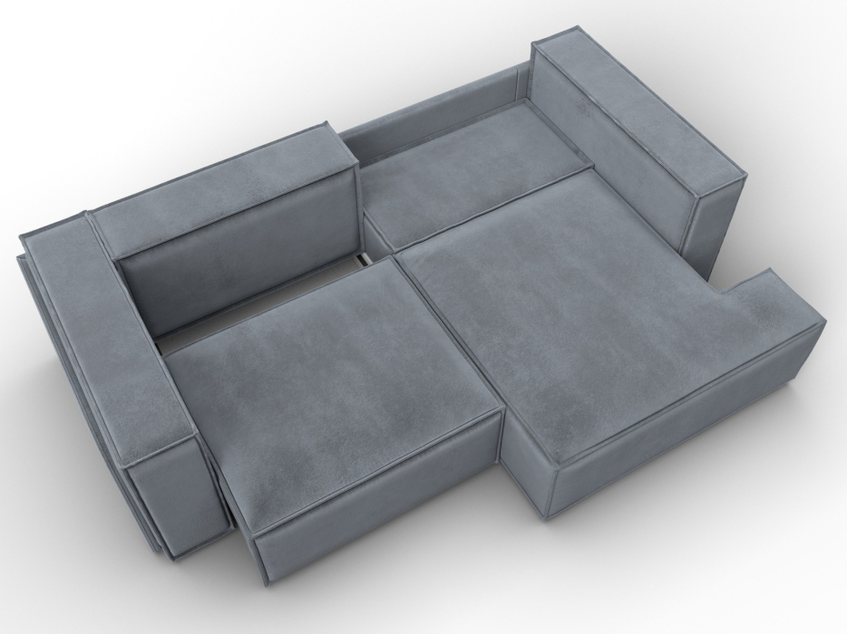 Диваны угловые в гостиную, Диван угловой Лига-061 угол правый, велюр TOWER