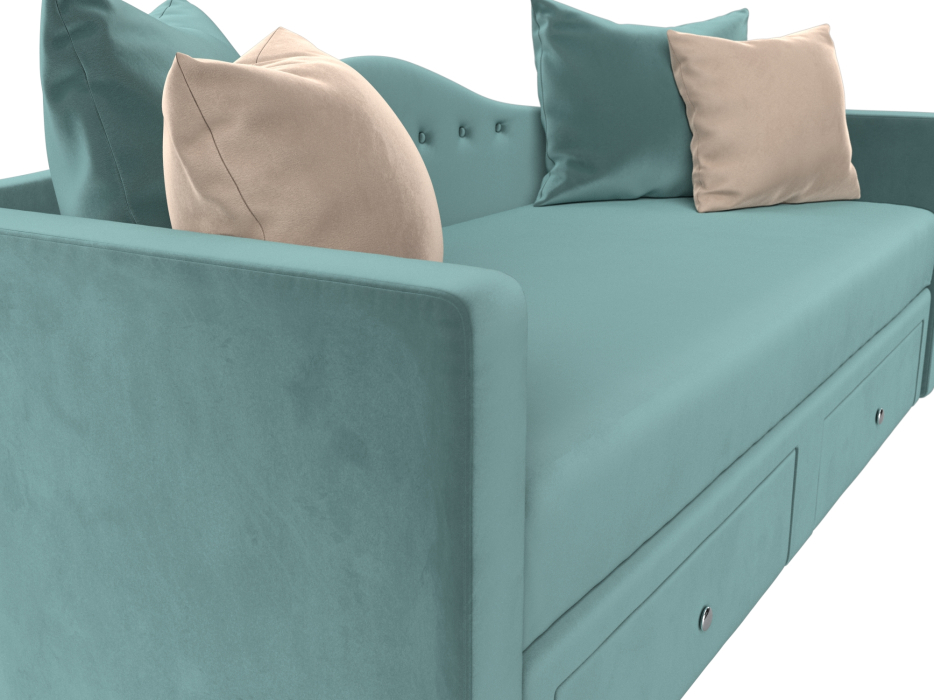 Детские диваны, Детский прямой диван Дориан, Велюр