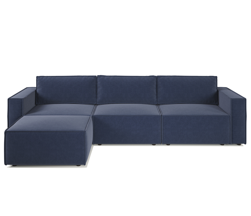 Диваны угловые в гостиную, Диван модульный Шарм 25 327х170х70 см, левый, велюр