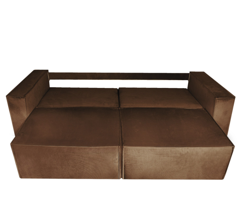 Диваны кровати со спальным местом, Диван-кровать Лофт Люкс 2, 140 велюр