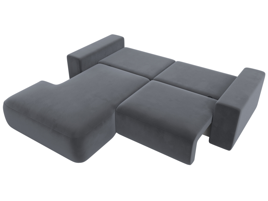 Диваны угловые в гостиную, Диван угловой Лига-036 Классик левый угол, велюр