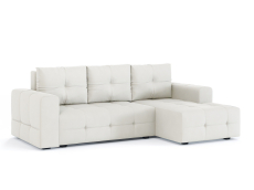 Диваны угловые в гостиную, Диван-кровать угловой Прадо, еврокнижка, велюр