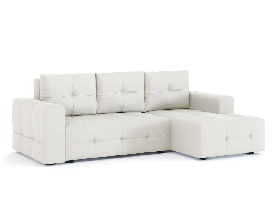 Диваны угловые в гостиную, Диван-кровать угловой Прадо, еврокнижка, велюр