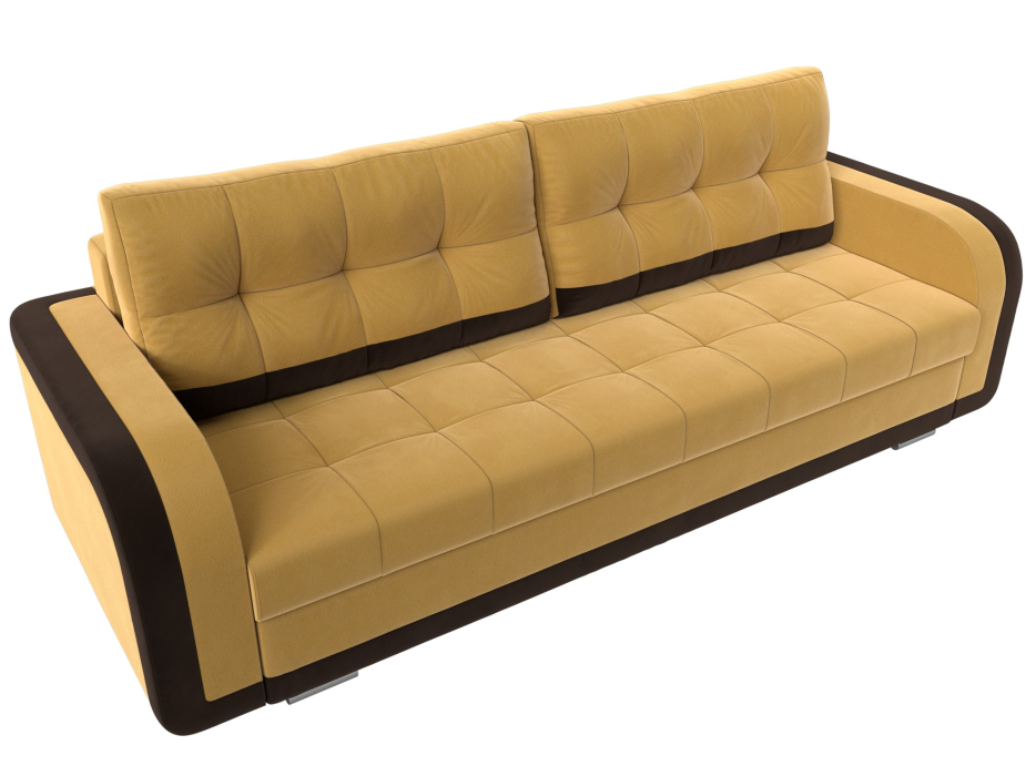 Диваны с ящиком для белья, Диван прямой Марсель, микровельвет