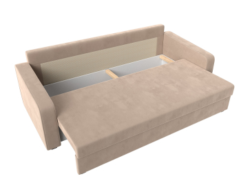 Прямой диван Лига-009, велюр