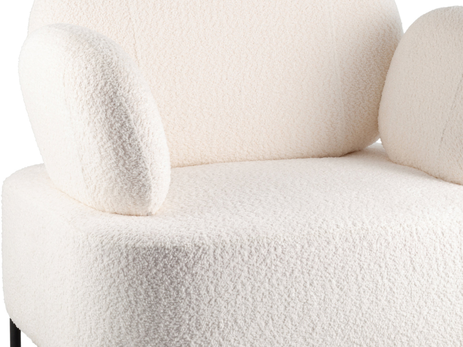 Кресло для отдыха, Кресло STOOL GROUP Кэнди с подлокотниками букле