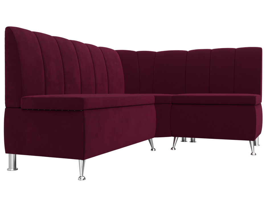 Диваны угловые кухонные, Диван кухонный угловой Кантри правый угол, микровельвет