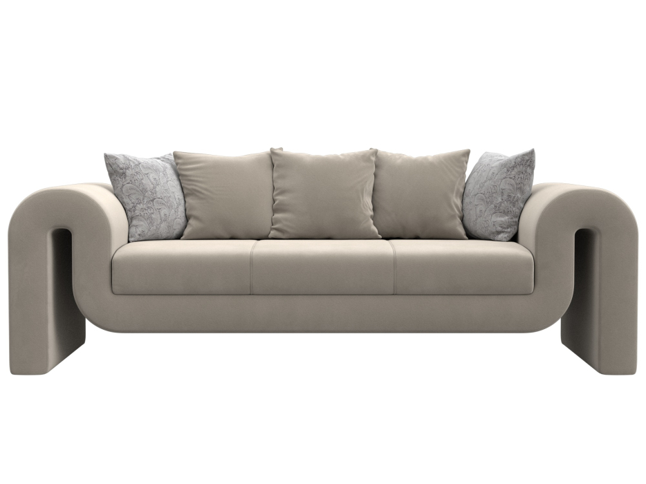 Диваны прямые кухонные, Диван прямой Волна, микровельвет