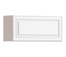 , Регина РП-280 Полка гориз с фасадом Песочный/МДФ Классика белый