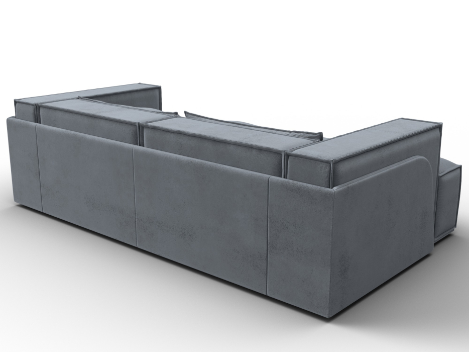 Диваны угловые в гостиную, Диван угловой Лига-061 угол левый, велюр TOWER